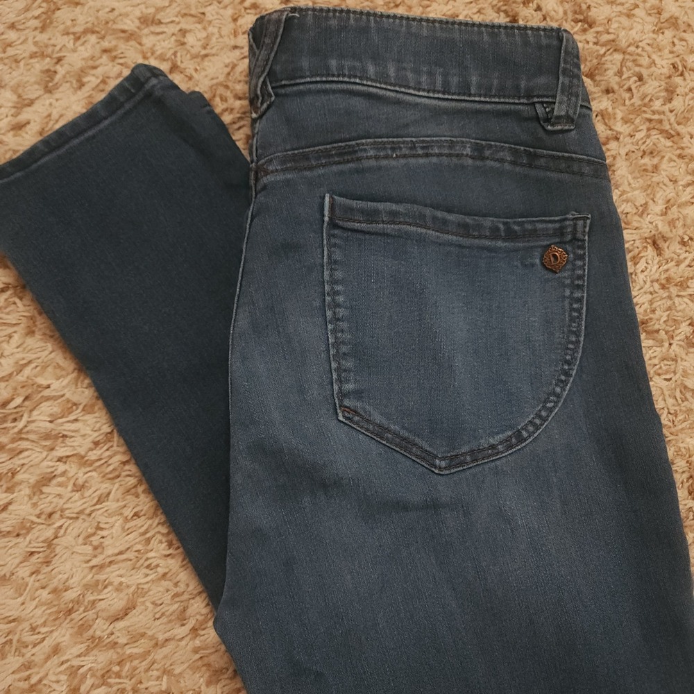 Democracy Ab-solution Skinny Jeans Womens 8 Dark Blue High Rise Stretch Denimโ